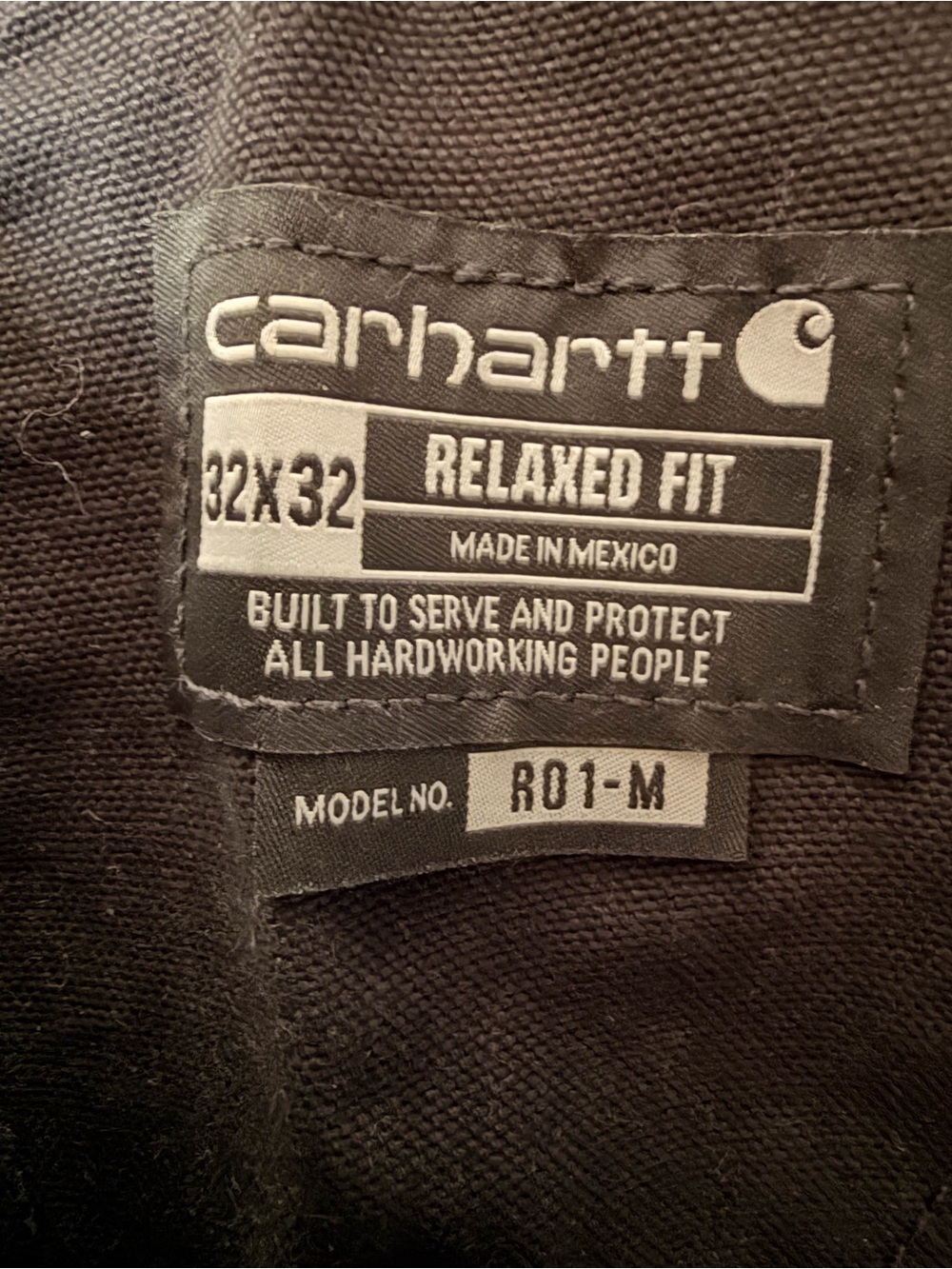 Carhartt Black Workwear Bib Overalls - Picture 12 of 12